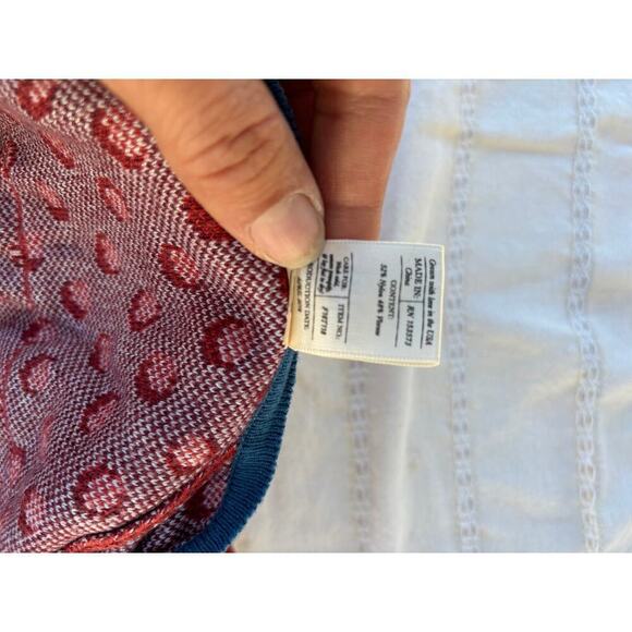 Wild Flowers Cardigan, Ruffle, All Over Pattern, Blue Accents, Sz 6 - Picture 6 of 6